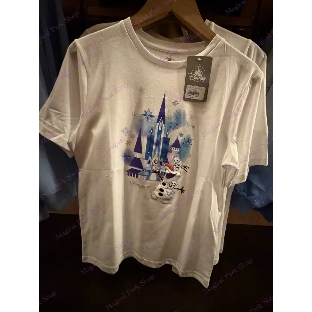 Camiseta de adulto Olaf Castillo de Arendelle – World of Frozen Disneyland Paris