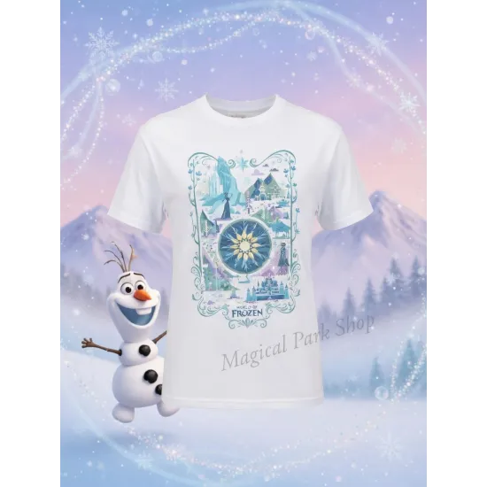 Adult T-Shirt Arendelle Illustration – World of Frozen Disneyland Paris