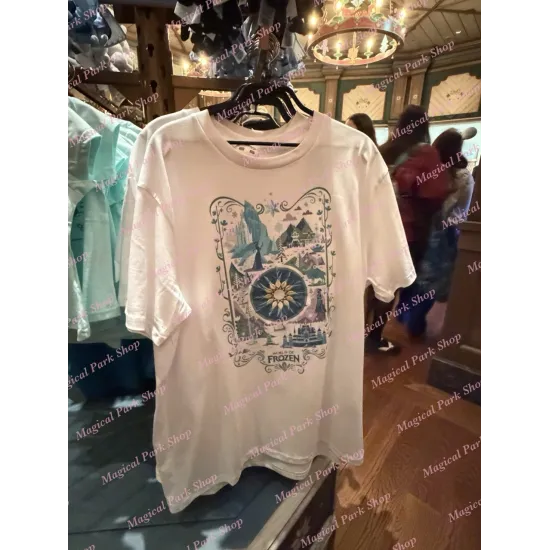T-Shirt für Erwachsene Arendelle Illustration – World of Frozen Disneyland Paris