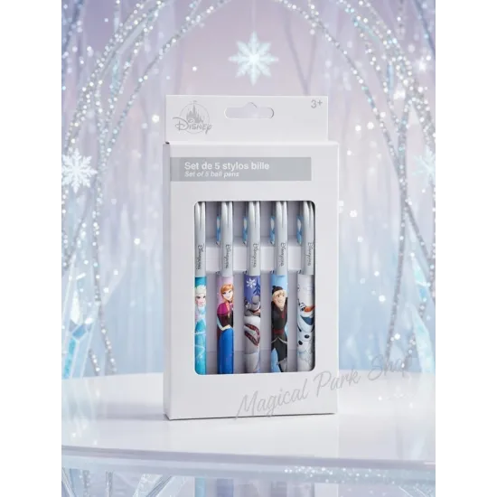 Set of 5 Ballpoint Pens World of Frozen – Disneyland Paris Stationery