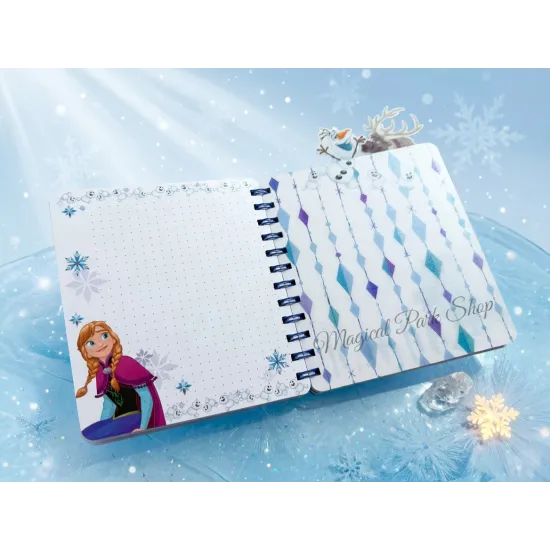 World of Frozen Spiral Notebook with Character Dividers – Disneyland Paris
