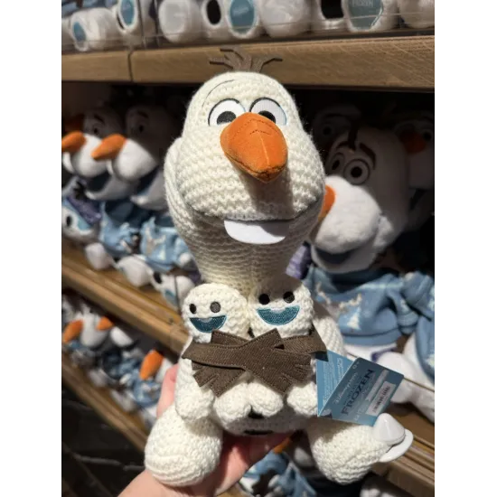 Peluche Olaf Tricot – World of Frozen Disney Paris