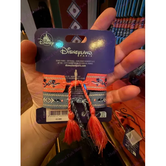 Pulseras World of Frozen Disneyland Paris – Set de 2 pulseras tejidas Elsa Anna