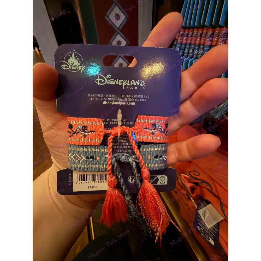 Pulseras World of Frozen Disneyland Paris – Set de 2 pulseras tejidas Elsa Anna