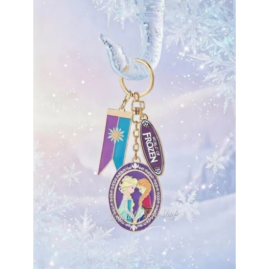 Metal keychain Anna & Elsa Frozen – World of Frozen Disneyland Paris