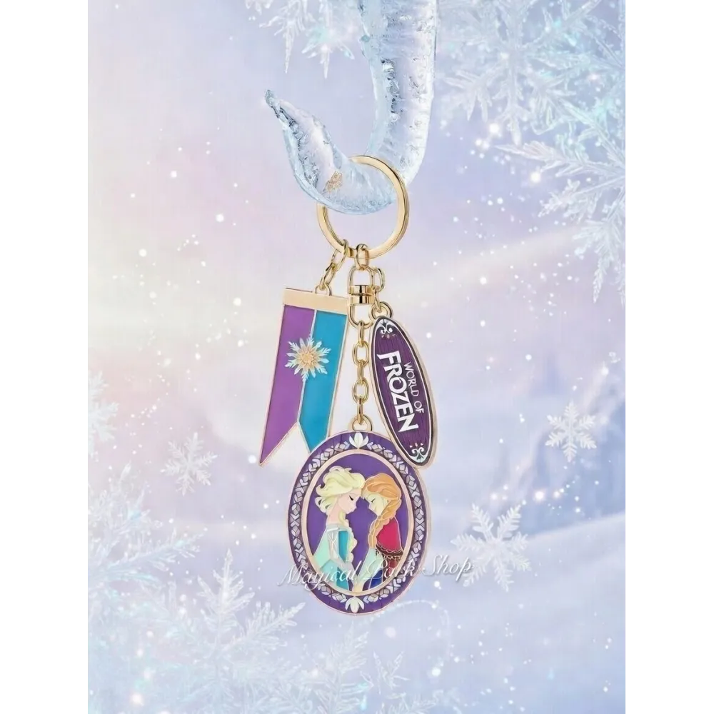 Llavero de metal Anna & Elsa Frozen – World of Frozen Disneyland Paris