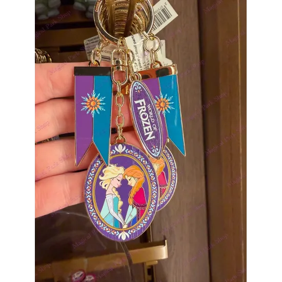 Metal keychain Anna & Elsa Frozen – World of Frozen Disneyland Paris
