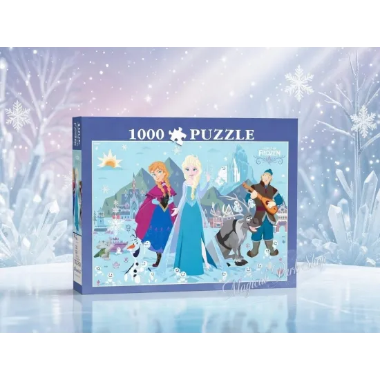 Frozen 1000-Piece Puzzle – World of Frozen Disneyland Paris