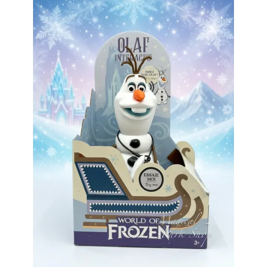 Interactive Shoulder Olaf – Talking Figurine World of Frozen Disneyland Paris