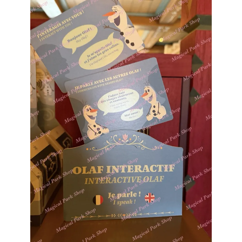 Olaf Shoulder Interactif Frozen – Disneyland Paris