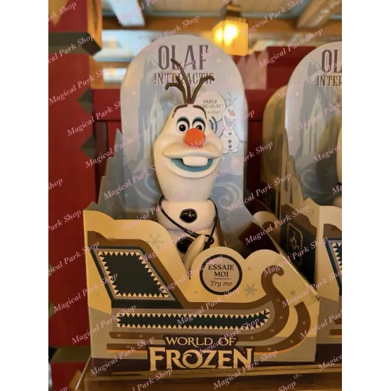 Olaf de Hombro Interactivo – Figura Hablante World of Frozen Disneyland Paris