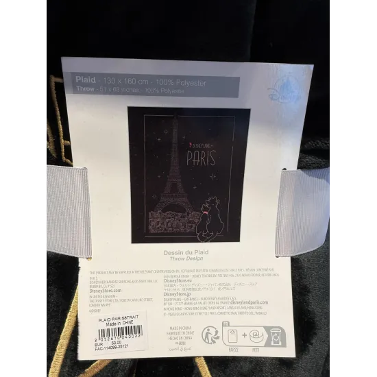 Plaid Aristochats Paris – Disneyland Paris