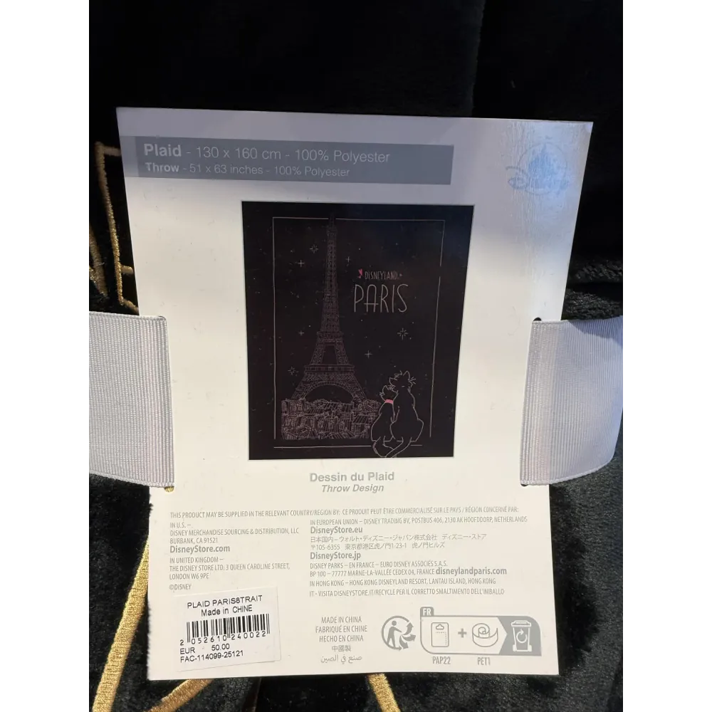 Plaid Aristochats Paris – Disneyland Paris