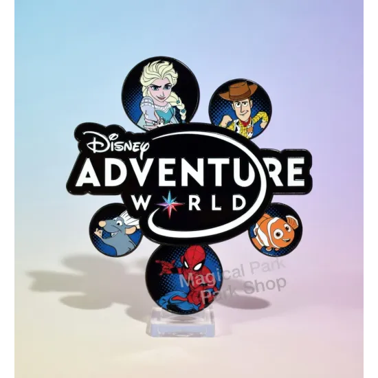 Disney Adventure World- Disneyland Paris Spinner Logo Pin