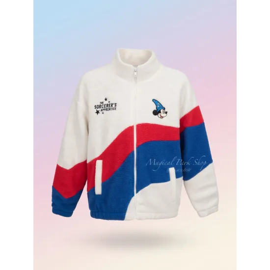 Sherpa Fleece Jacket Mickey The Sorcerer’s Apprentice – Disneyland Paris