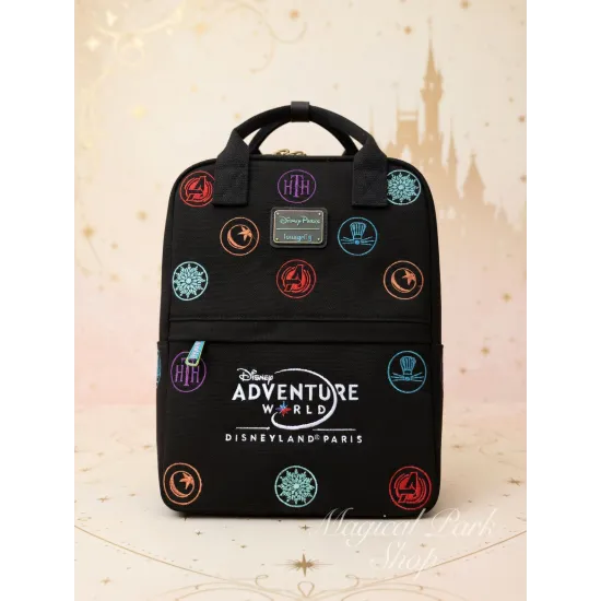 Loungefly Disneyland Paris Backpack – Disney Adventure World multicolored