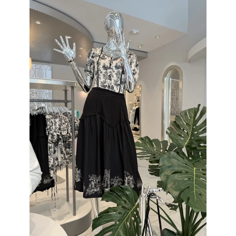 Jupe longue noire Gothique Phantom Manor Disneyland Paris