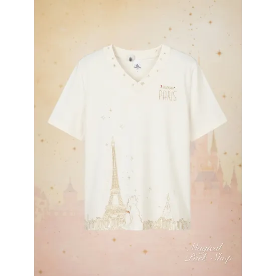 V-neck T-shirt Marie Aristocats Disneyland Paris – Disney T-shirt for women