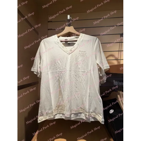 Camiseta cuello V Marie Aristocats Disneyland Paris – Camiseta Disney mujer