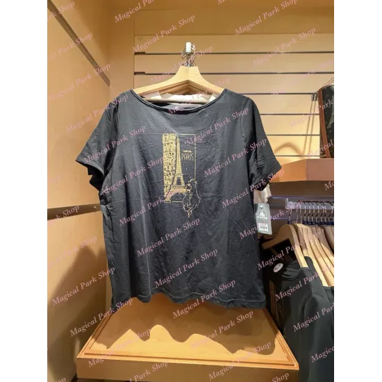 Camiseta cuello V Marie Aristogatos Disneyland Paris – Camiseta Disney para mujer