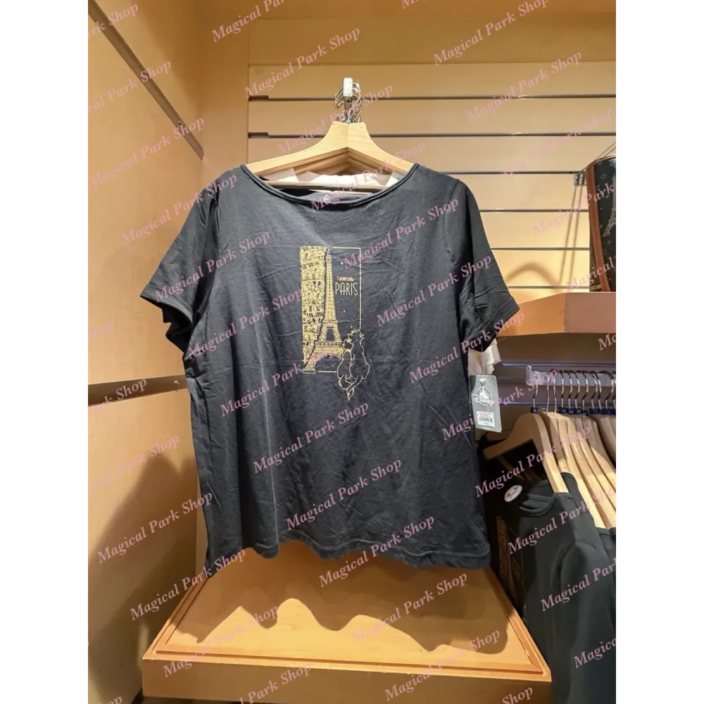 Camiseta cuello V Marie Aristogatos Disneyland Paris – Camiseta Disney para mujer