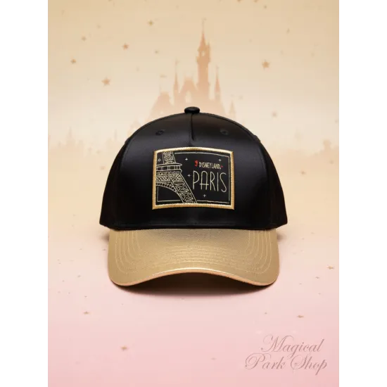 Marie Aristocats Disneyland Paris Cap – Black and Gold Disney Cap