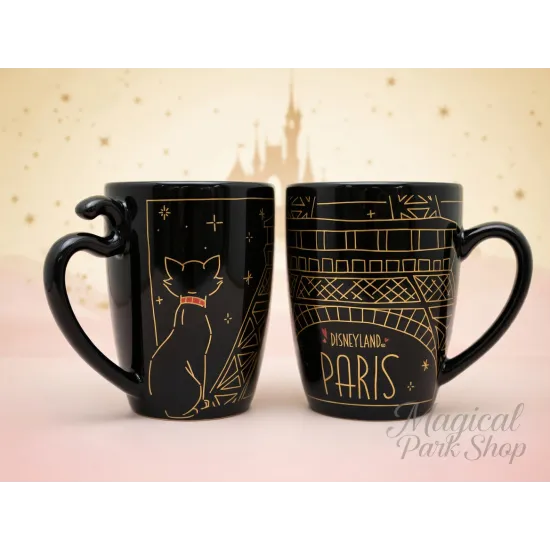 Aristocats black mug Disneyland Paris – Elegant Disney Marie mug