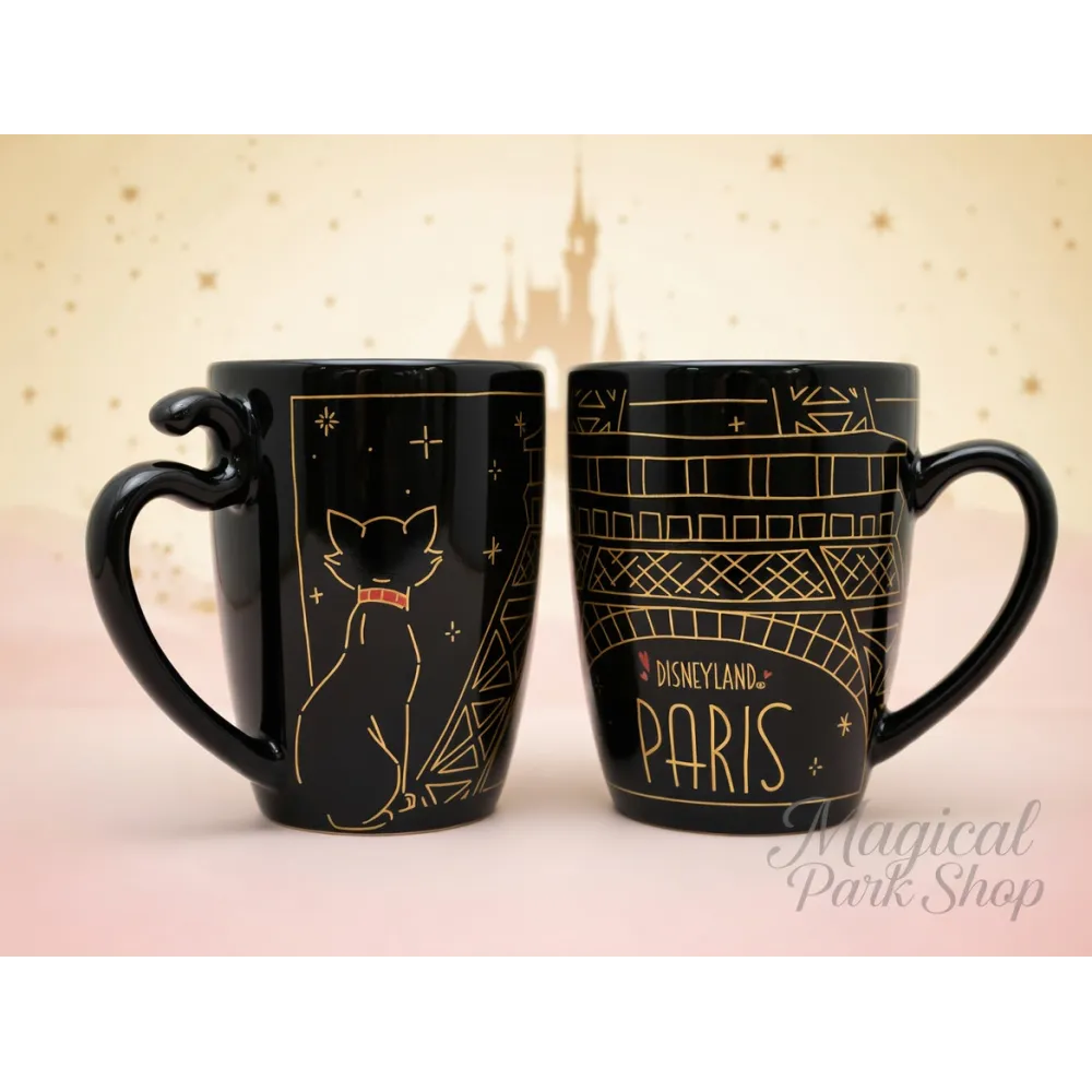 Taza Aristogatos negra Disneyland Paris – Taza Disney Marie elegante