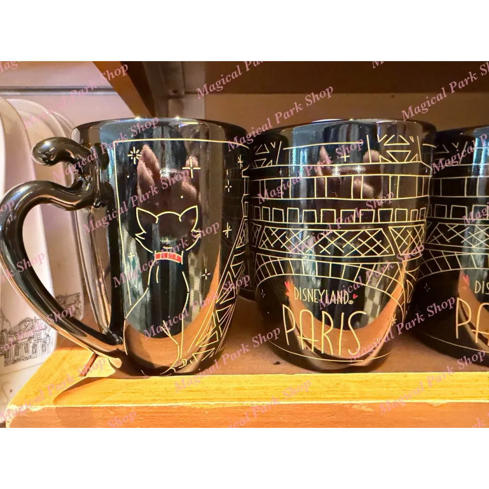 Taza Aristogatos negra Disneyland Paris – Taza Disney Marie elegante