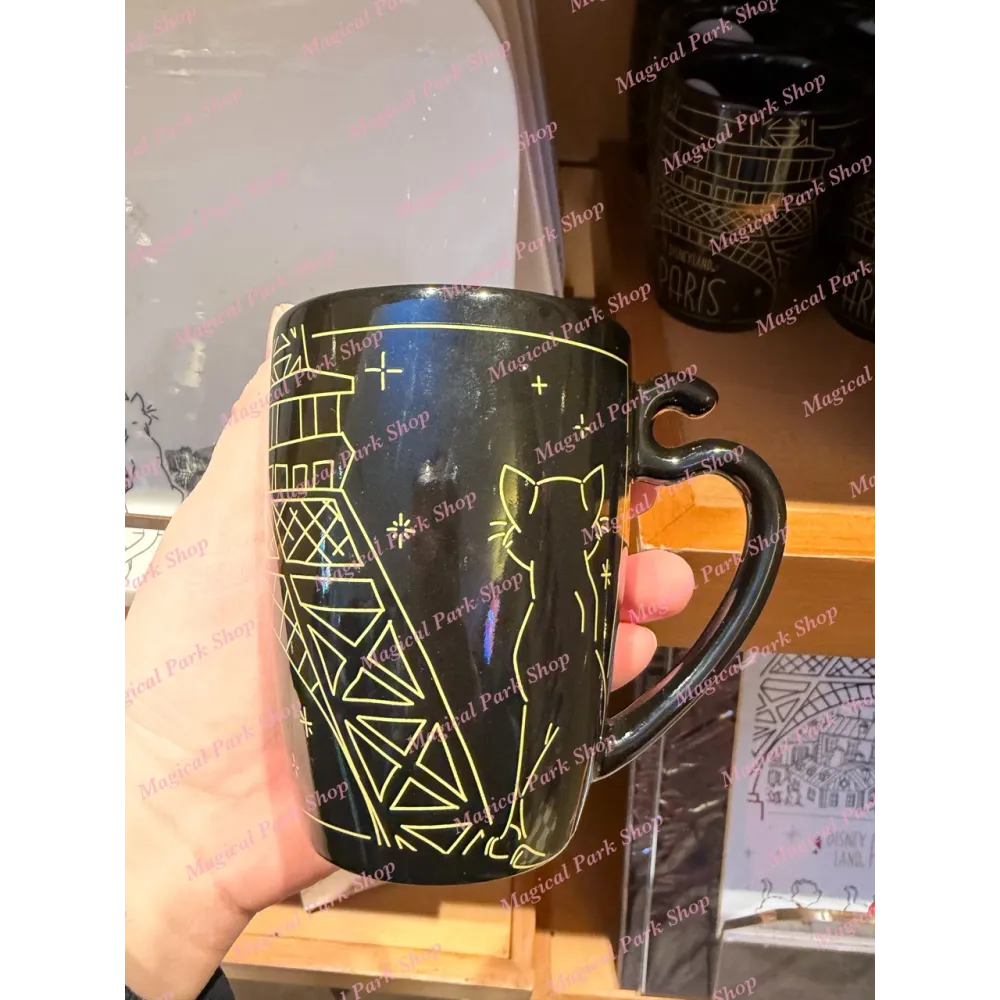 Mug Aristochats noir Disneyland Paris – Mug Disney Marie élégant