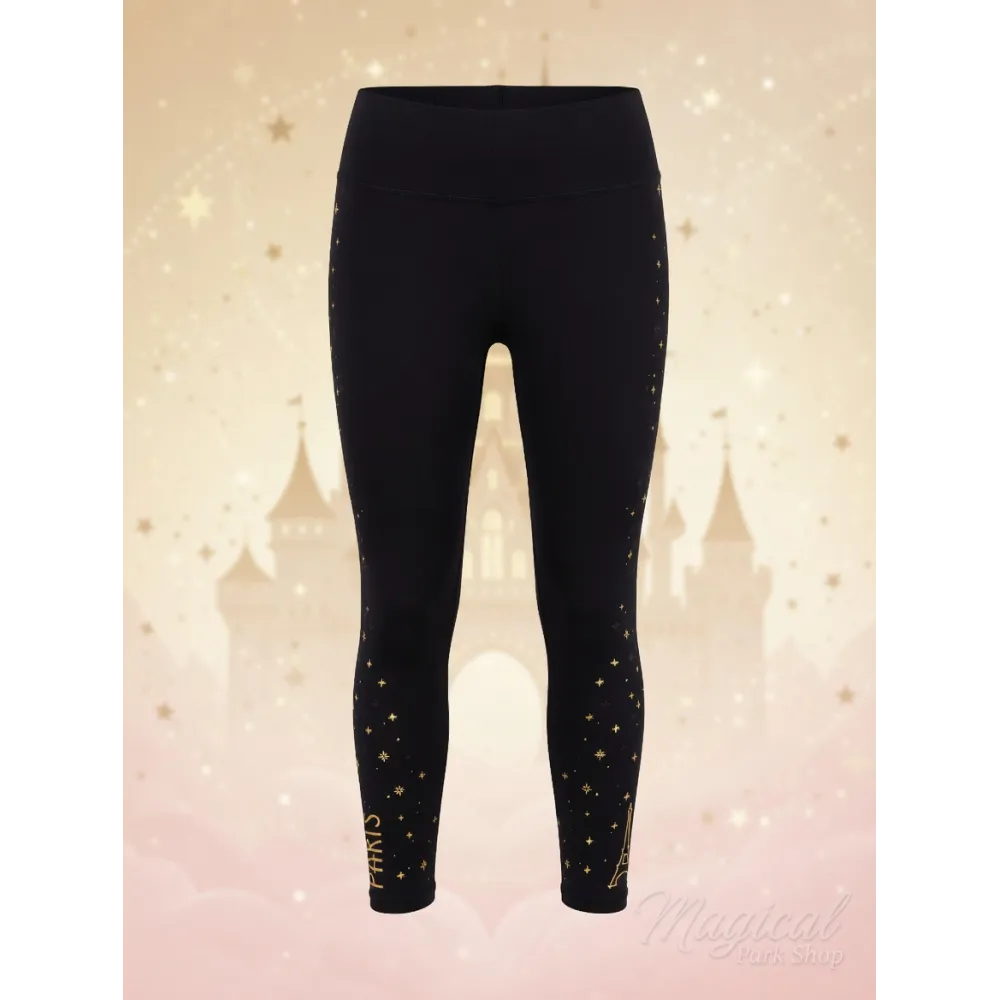 Aristocats Disneyland Paris Black and Gold Leggings – Disney Marie Leggings
