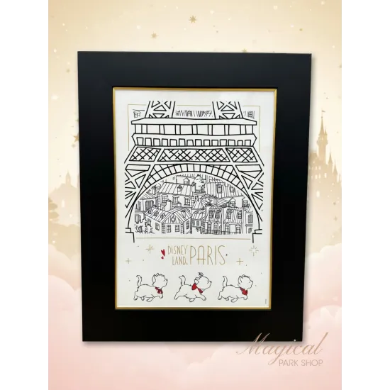 Aristocats Disneyland Paris poster 40x50 cm – Disney Frame Marie Paris