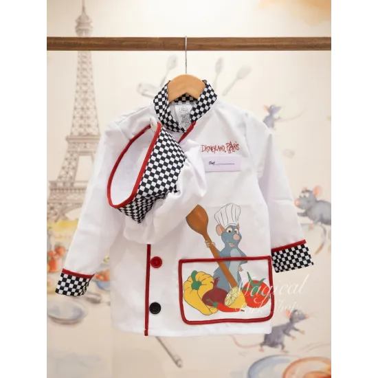 Déguisement Chef Ratatouille enfant –tablier  Disneyland Paris