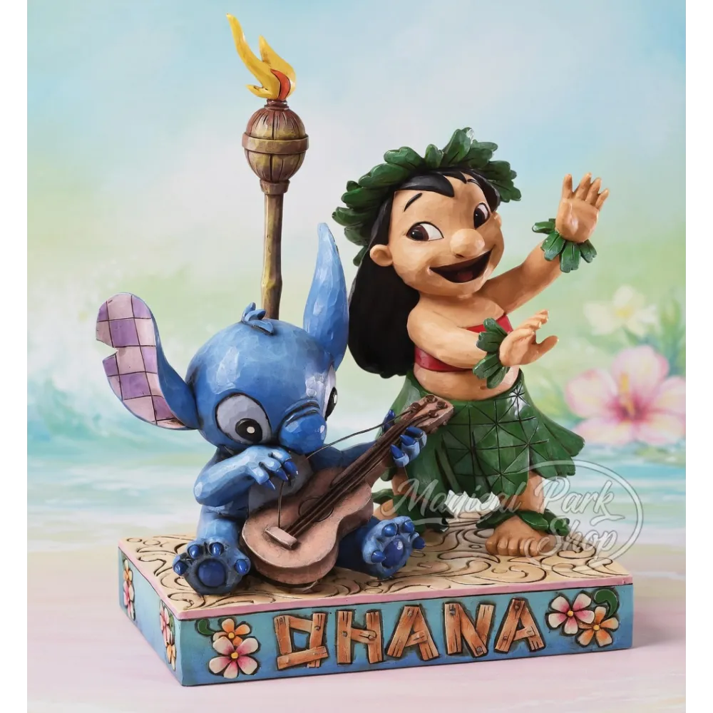 Figuras Disney Traditions Jim Shore – Stitch, Lilo Ohana