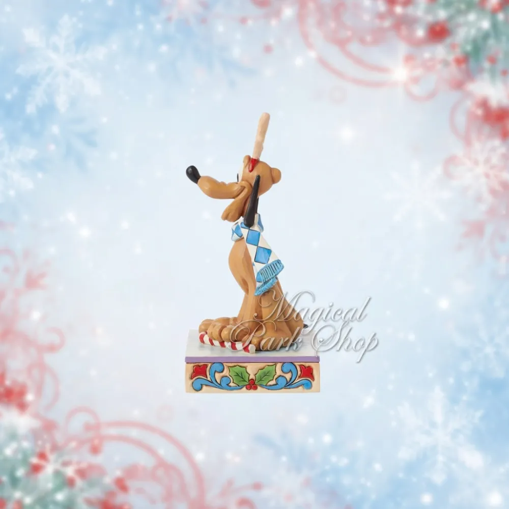 Pluto Christmas Figurine Jim Shore Traditions – Disney Enesco Collection