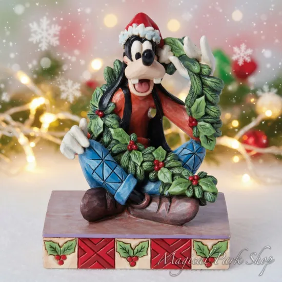 Dingo Weihnachtsfigur Jim Shore Traditions – Disney Enesco Collection