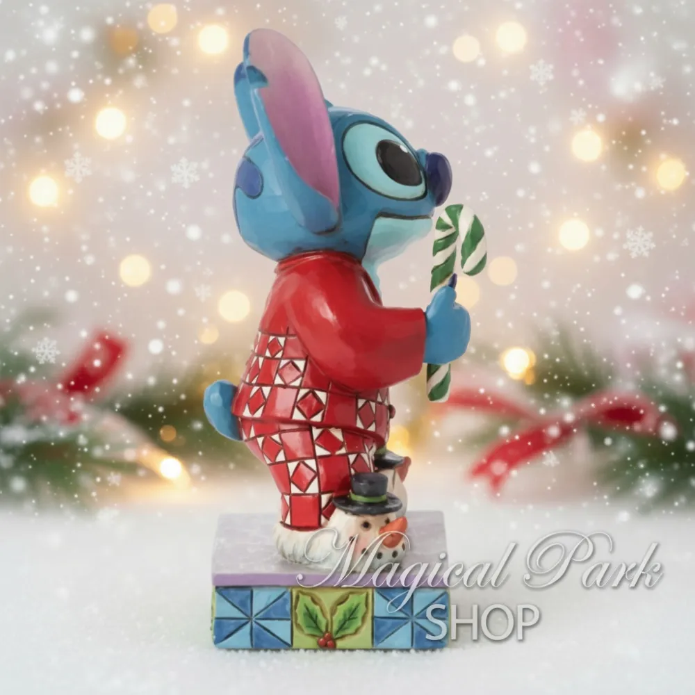 Stitch Angel Weihnachts-Pyjama Figur Jim Shore Traditions – Disney Enesco Collection