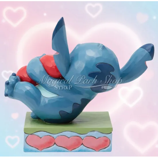 Stitch-Figurine mit Herz Jim Shore Traditions – Disney Enesco