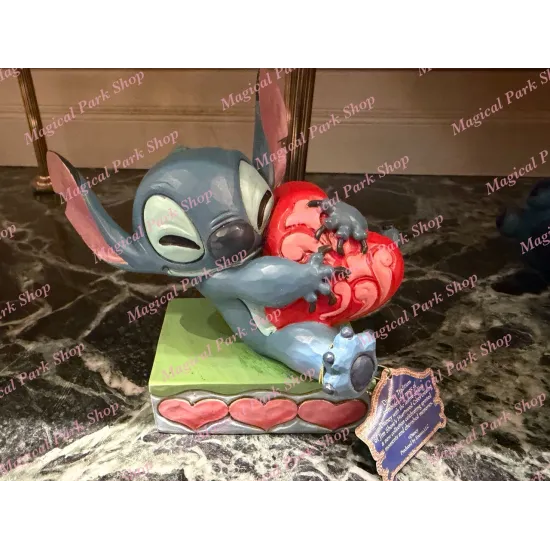 Figura de Stitch con Corazón Jim Shore Traditions – Disney Enesco