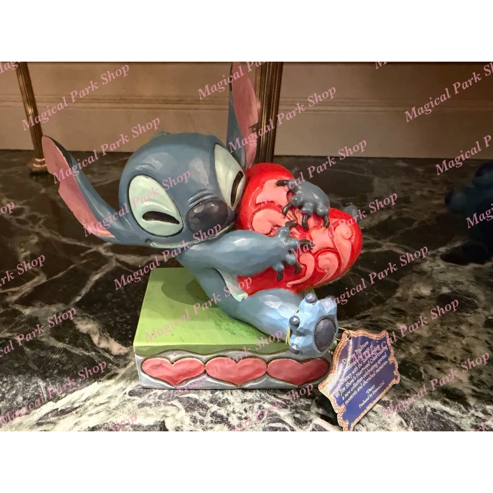 Stitch-Figurine mit Herz Jim Shore Traditions – Disney Enesco