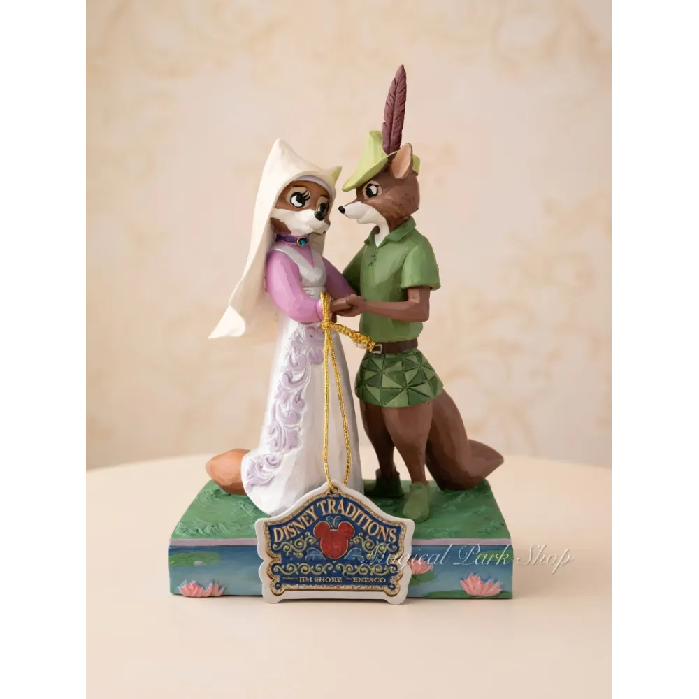 Figura de Robin de los Bosques y Marian Jim Shore Traditions – Disney Enesco