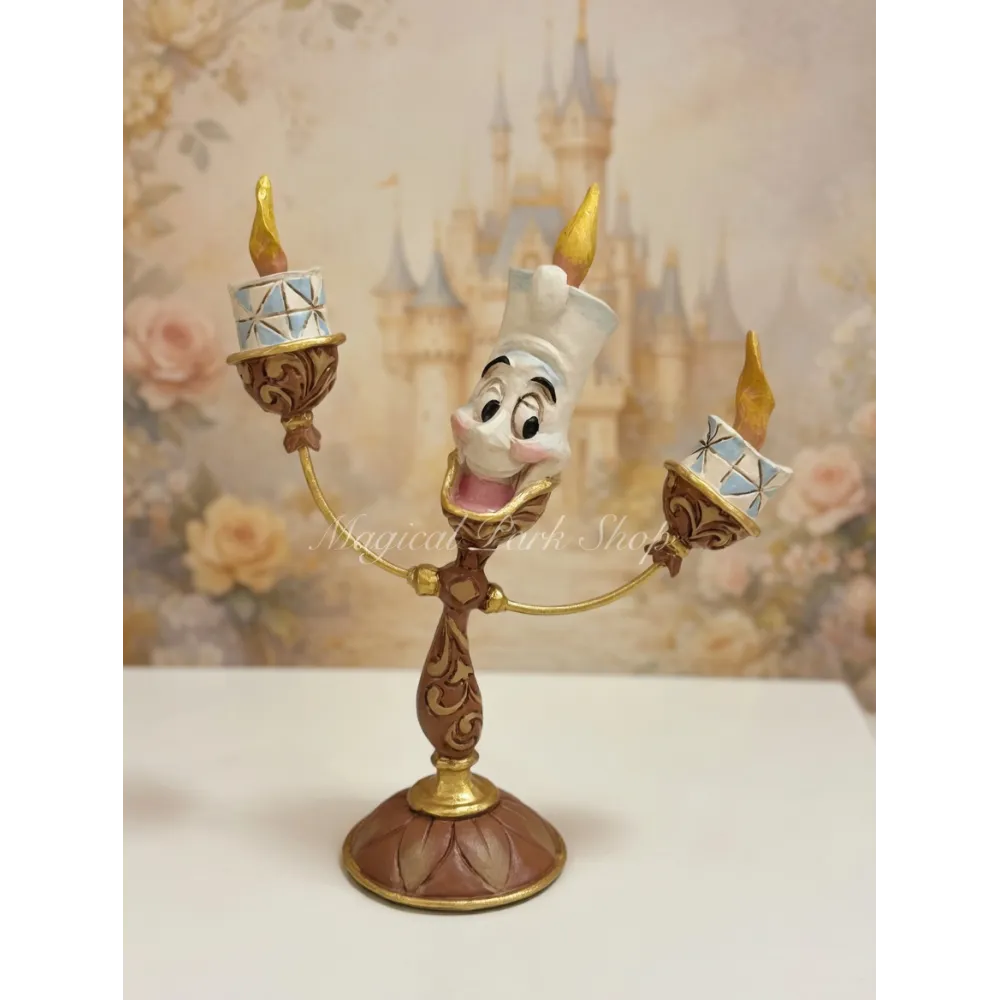 Figura de Luz Jim Shore Traditions – Disney La Bella y la Bestia