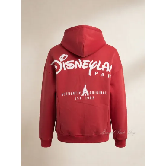 Hooded Jacket Disneyland Paris – Zip-Up Sweatshirt (Red, Blue, Grey)