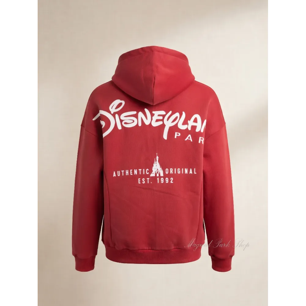 Hooded Jacket Disneyland Paris – Zip-Up Sweatshirt (Red, Blue, Grey)