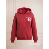 Hooded Jacket Disneyland Paris – Zip-Up Sweatshirt (Red, Blue, Grey)