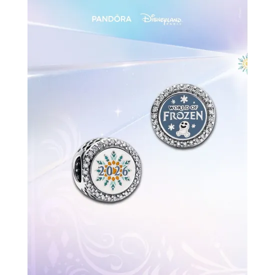 Charm Pandora Disney Frozen 2026 Limitierte Edition – Disneyland Paris