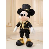 Mickey Mouse Disney Adventure World Plüsch – Elegantes Schwarz- und Goldkostüm