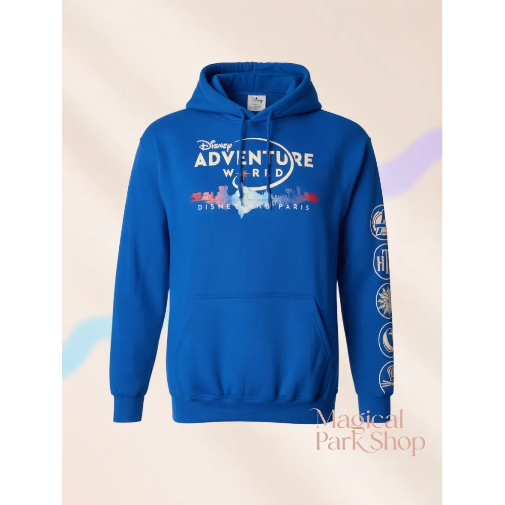 Sudadera con capucha Disney Adventure World – Azul Disneyland Paris