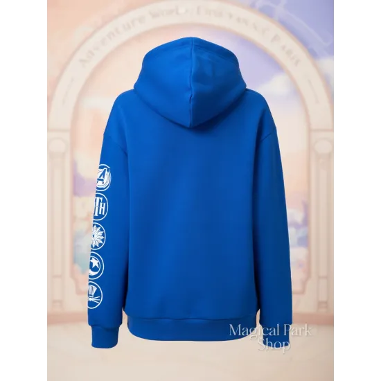 Sudadera con capucha Disney Adventure World – Azul Disneyland Paris