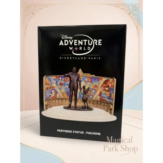 Walt Disney- und Mickey-Mouse-Statue – Partners Disneyland Paris Figur
